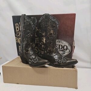 Laredo Black Leather Boots